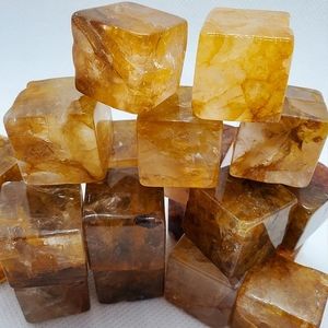 Golden Healer High Quality Hematoid Cubes Crystal Gemstone